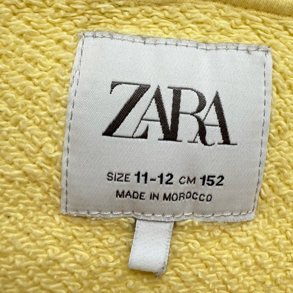 Zara Girls Cropped Hoodie Size 11-12 - Picture 6 of 7